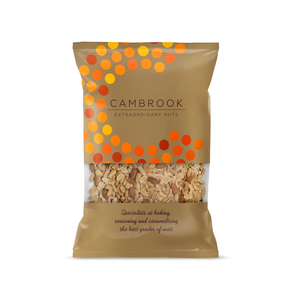 Cambrook Mix 11 Salted Mixed Nuts, 1kg Baked Nut Mix with Sea Salt