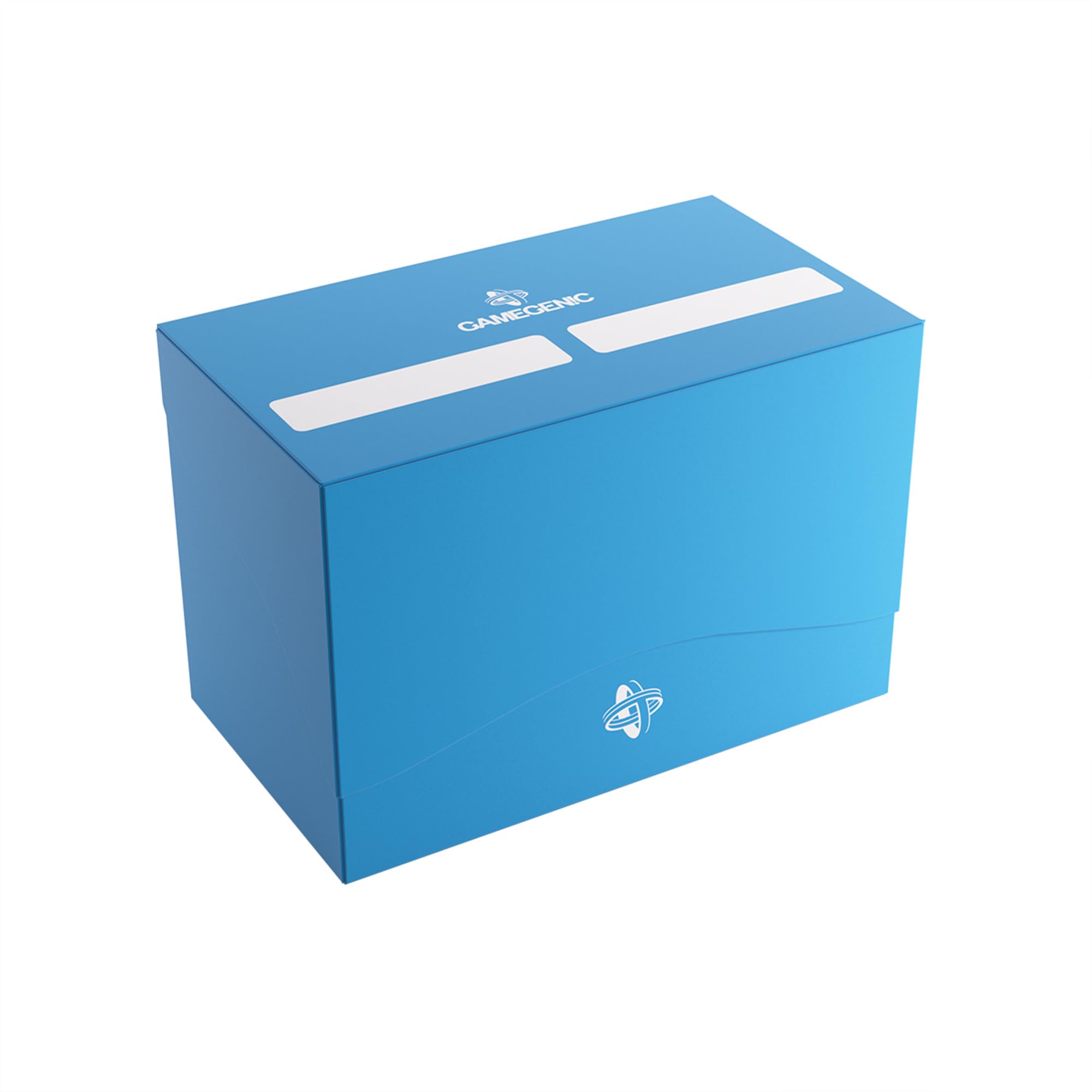Gamegenic Double Deck Holder 200+ XL Card Box - Holds 200 Double-Sleeved Cards | Blue | Compact