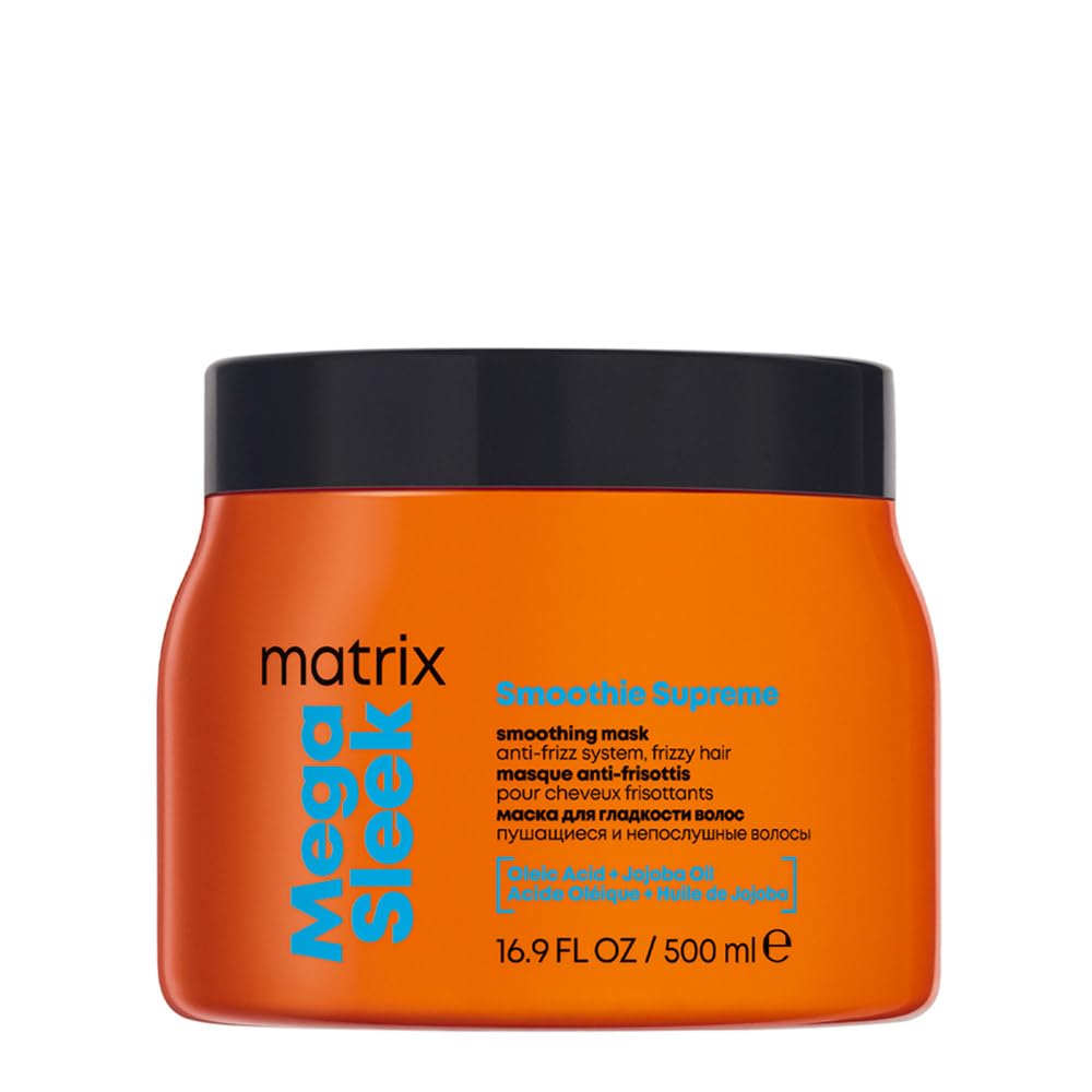 Matrix Mega Sleek Smoothie Supreme Mask - Anti-Frizz Smoothing Treatment | 500 ml | Unisex Adult 1