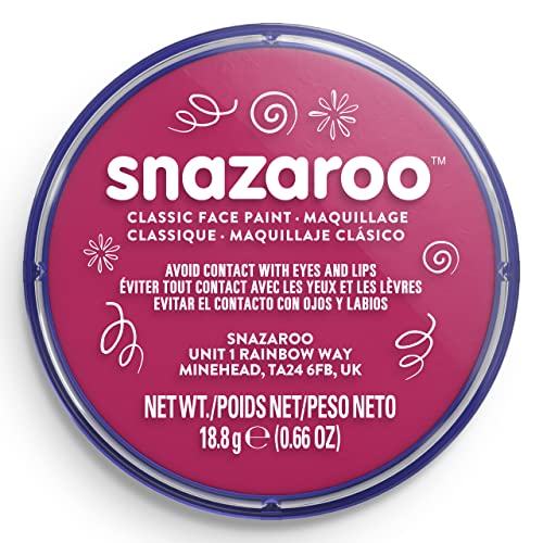 Snazaroo – Klassische Gesichts- und Körperfarbe in Fuchsienrosa (18 ml) 10