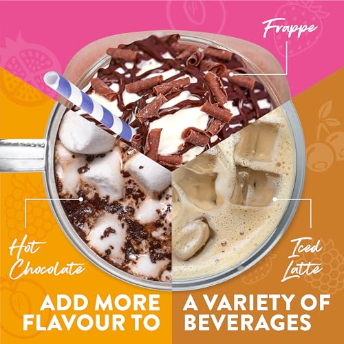 Simply - Orange Flavoured Syrup, Vegan & Nut Free for Coffee, Cocktails & Baking