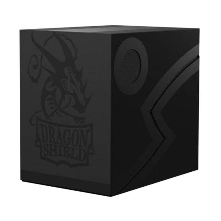 Arcane Tinmen Dragon Shield Double Shell - Shadow Black/Black Deck Box