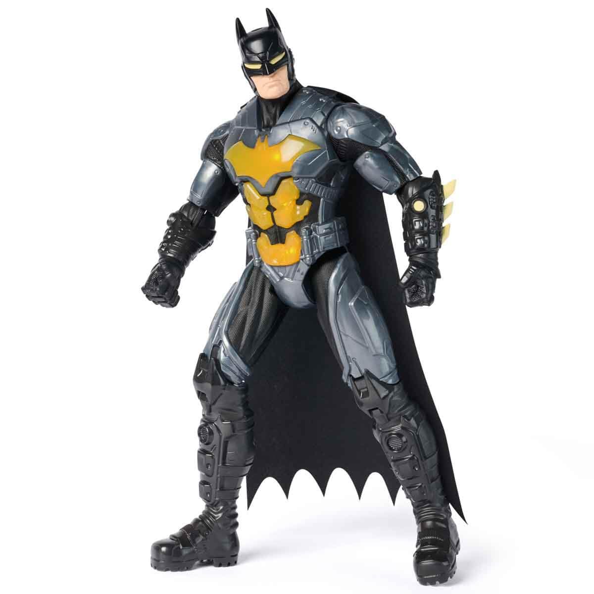 DC Comics Batman Night Flare 30cm Action Figure | Light Up Chestplate | 24 Sounds & Phrases