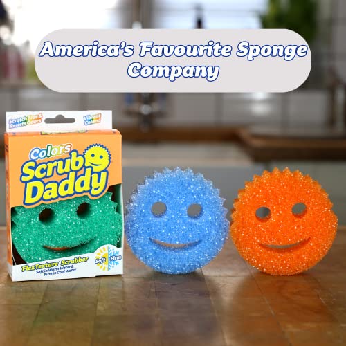 Scrub Daddy - Colors Kitchen Sponges, Dish Sponges for Washing Up, FlexTexture Design 9