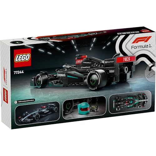 LEGO Speed Champions Mercedes-AMG F1 W15 Race Car Toy - Building Set with Driver Minifigure for Ages 10+ 12