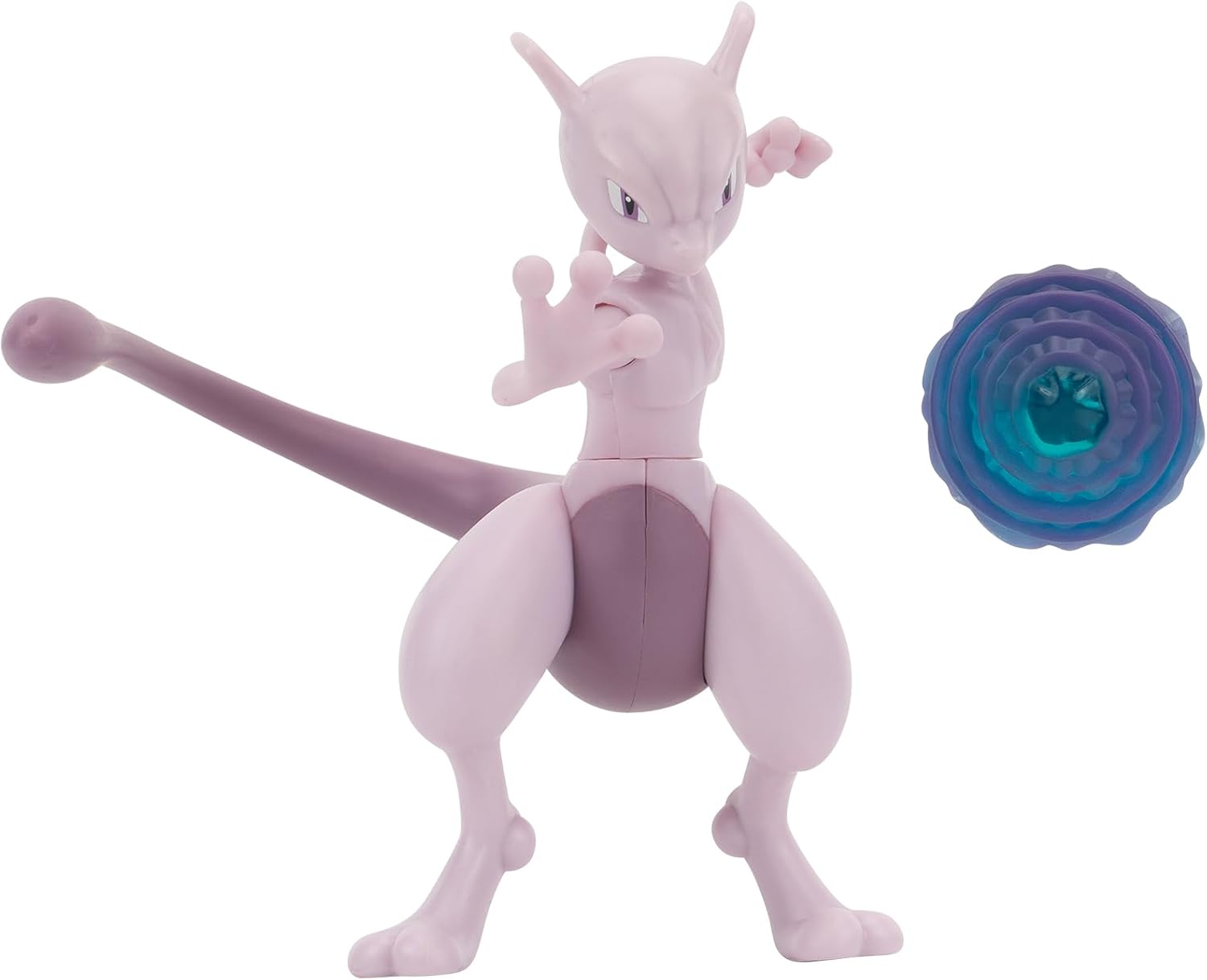 Pokémon Mewtwo Battle Feature Figure - 4.5-Inch Action Figure with Psychic Blast Launcher 4