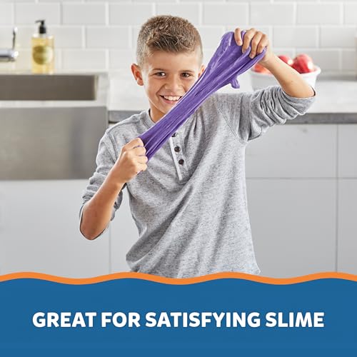 Elmer's Colour Slime Kit - Washable Slime Making Kit with Pink & Purple Glue, Magical Liquid Activator