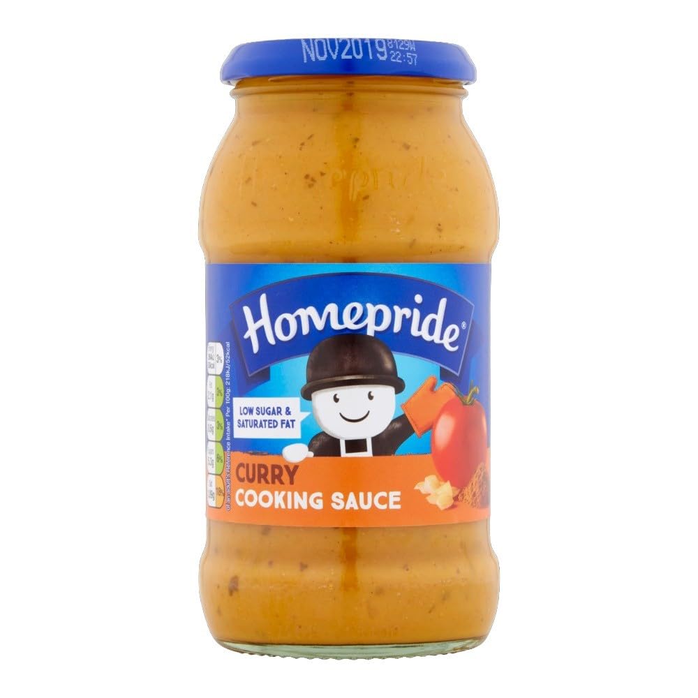 Homepride Mild and Creamy Curry Cooking Sauce, 485g Jar