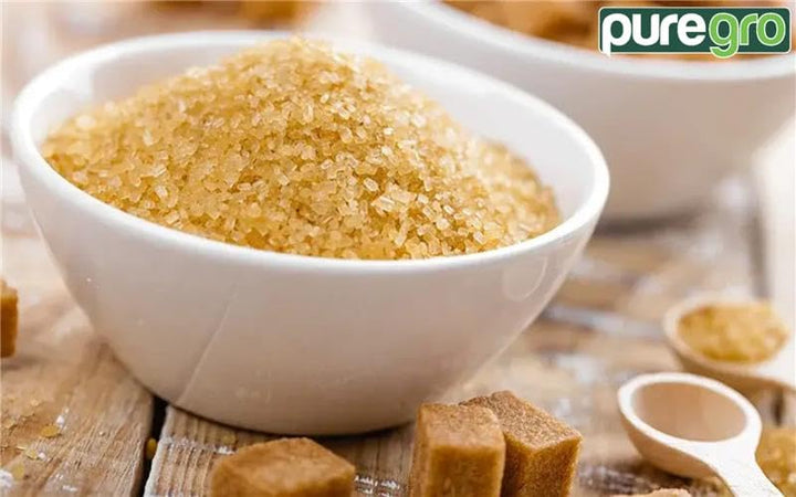 Puregro Demerara Sugar - Premium Golden Cane Sugar 2kg
