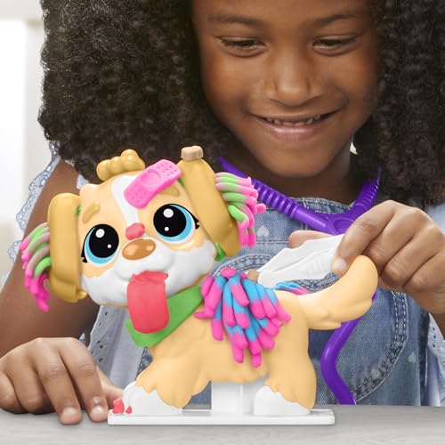 Play-Doh Care 'n Carry Vet Playset - Pretend Play Veterinarian Kit for Kids 3+