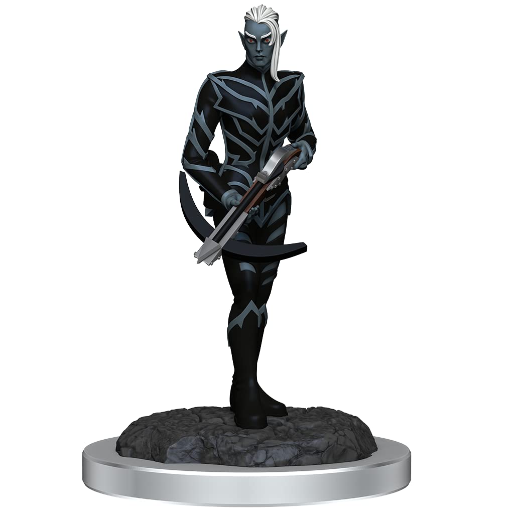 WizKids Dungeons & Dragons Nolzur's Marvelous Unpainted Miniatures - Drow Fighters | Plastic