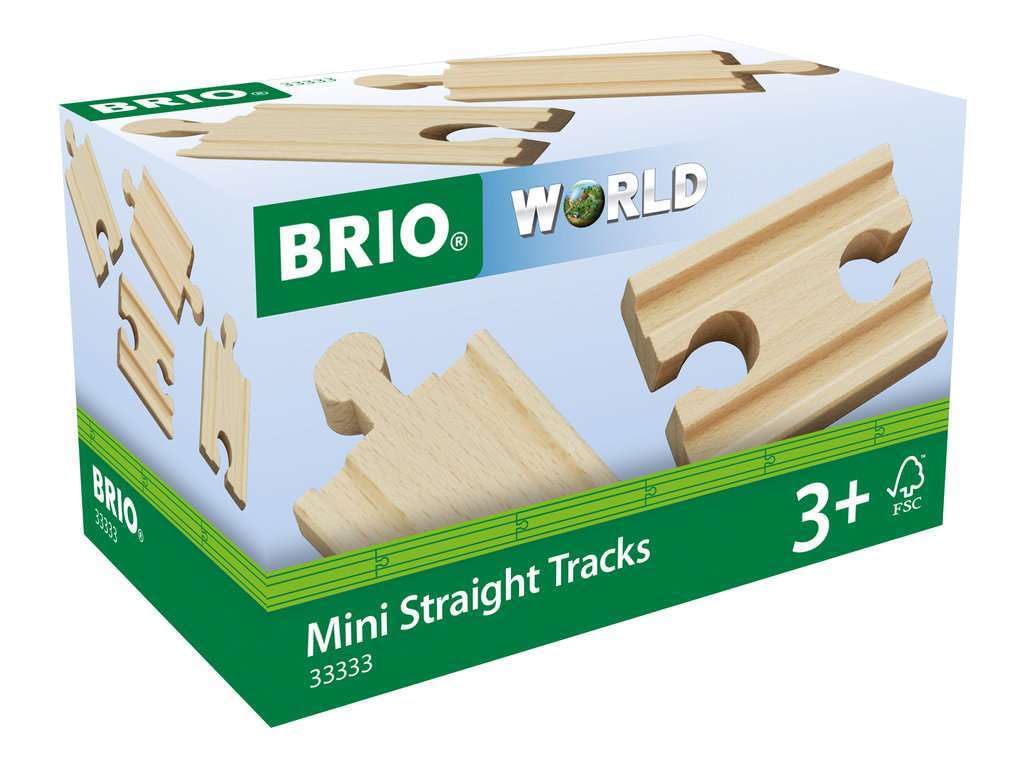 BRIO World Railway Track - Mini Straights Expansion Set 1