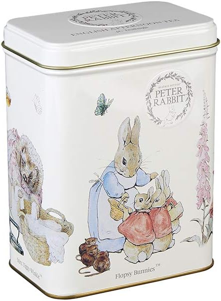 New English Teas - Peter Rabbit Tea Caddy with 40 English Afternoon Teabags