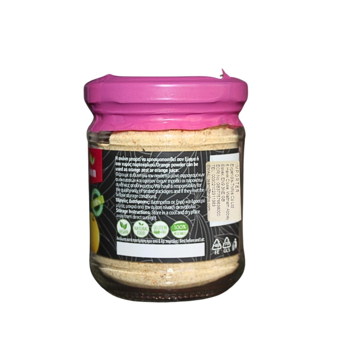 4G Greek Gaia's Global Gate Dried Lemon Powder - Natural Citrus Flavouring | 2 x 80g Pack (160g Total) 2