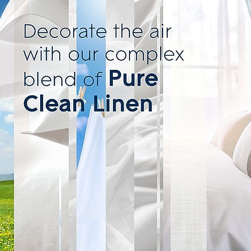 Glade - Sense & Spray Air Freshener Refill, Motion Activated Automatic Room Spray, Clean Linen, 3 Refills (3 x 18ml)