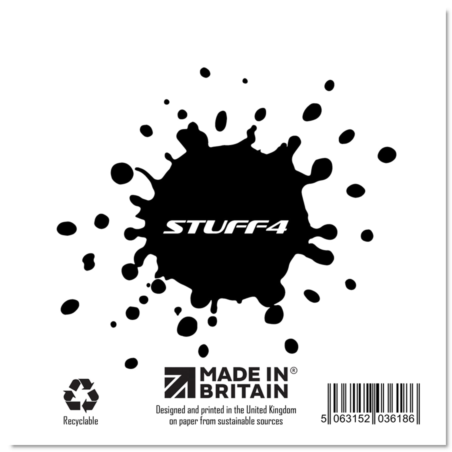 Stuff4 Birthday Card - Graffiti 'Birthday Boy' Design | Blank Inside | 145mm x 145mm 2