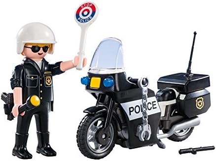 Playmobil 5648 City Action Police Carry Case - Collectible Playset with Motorcycle & Officer Figure 2