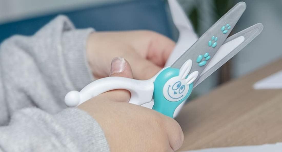 Maped Kidi Cut Safety Scissors - 12cm Fibreglass Blades | Ages 2+ | Purple 6