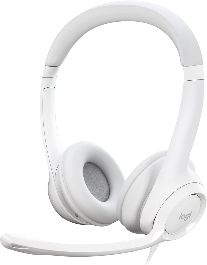 Logitech H390 Wired USB Headset with Noise-Cancelling Mic for PC, Chromebook, Laptop - Stereo Sound, In-line Controls, 1.9m Cable