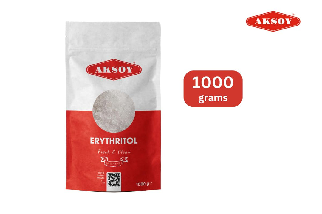 Aksoy Pure Erythritol 100% Natural 1kg (2.2 lb) Zero Calorie Sweetener