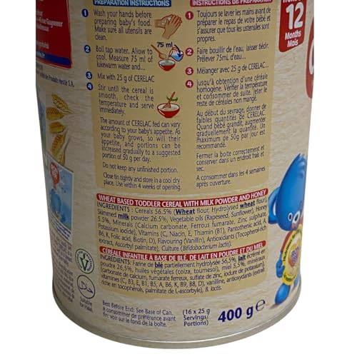 Cerelac Honey & Wheat Toddler Cereal with Milk | 1 kg | from 12 Months+