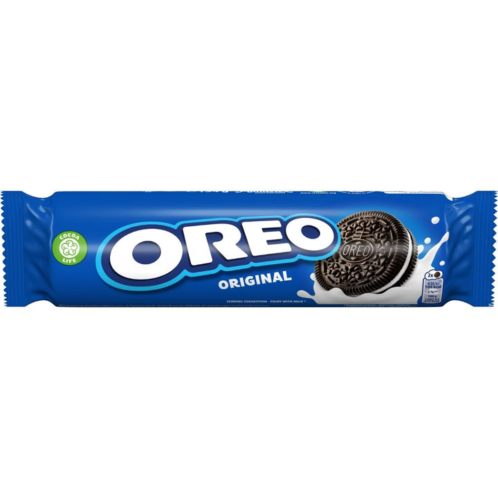 Oreo Original Minecraft Sandwich Biscuits - Chocolate & Vanilla Crème Cookies with Pixel Design