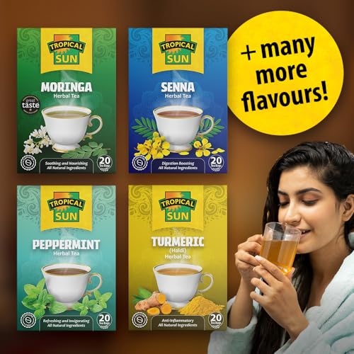 Tropical Sun Slimtee Herbal Infusion Tea, 20-Count 4
