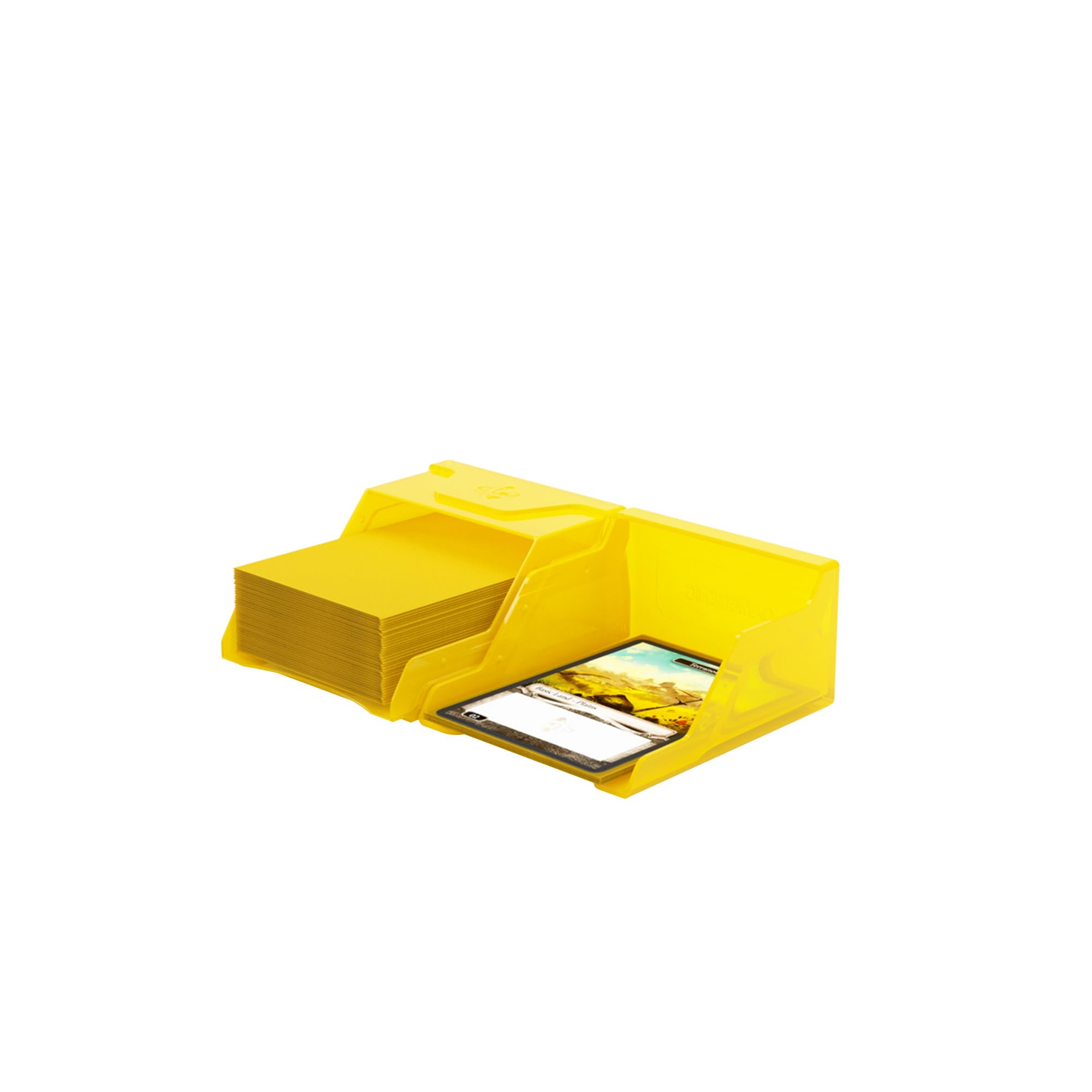 Gamegenic Bastion 50+ XL Deck Box - Compact Storage | Secure Closure | Yellow Plastic 5