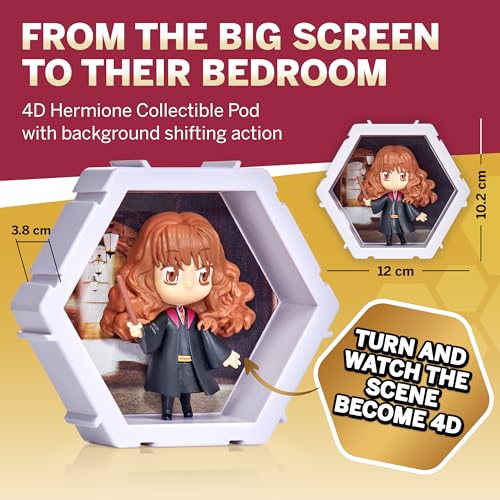 WOW! PODS 4D Harry Potter Hermione - Connectable Collectible Bobble with 4D Lenticular Display 11