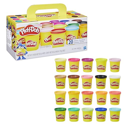 Play-Doh Super Colour Pack - 20 Can Set for Kids 2+ Years