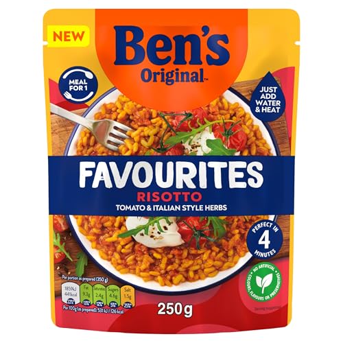 Ben's Original - Favourites Risotto Tomato and Italian Herbs Microwave Rice Meal (6x 250g)
