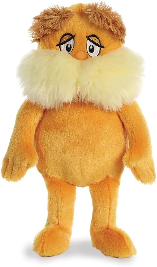 The Lorax 7.5In Soft Toy - Official Dr. Seuss Plush for Toddlers & Kids 1
