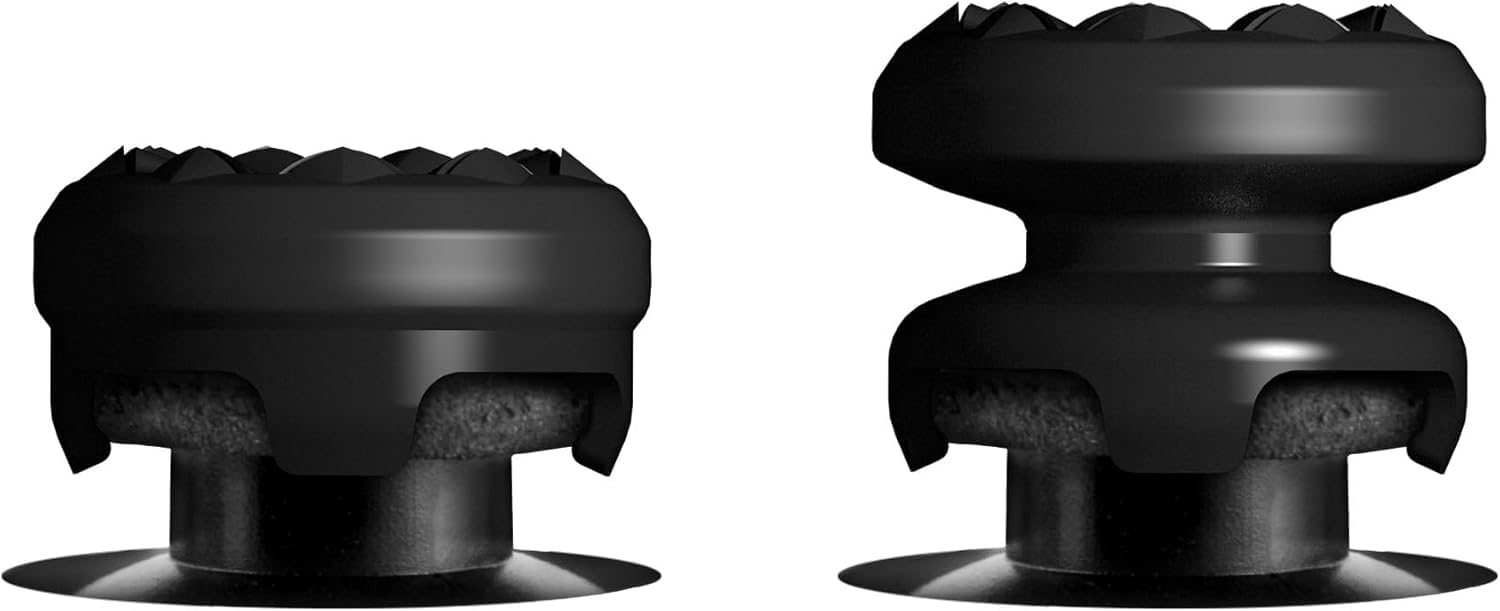 KontrolFreek FPS Freek Galaxy Black Performance Thumbsticks for PS4 & PS5 | Dual-Height Set 3