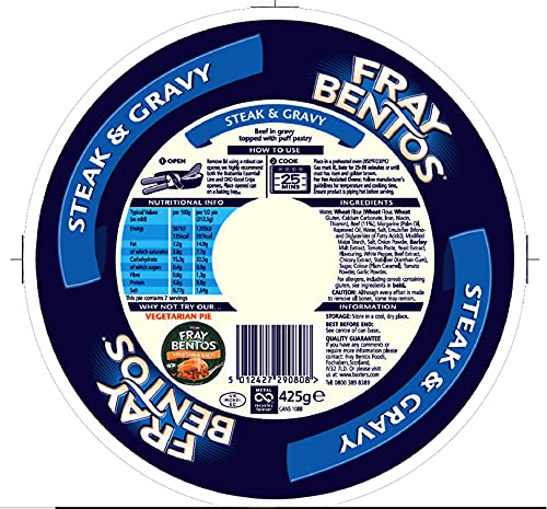 Fray Bentos Steak & Gravy Pie 425g