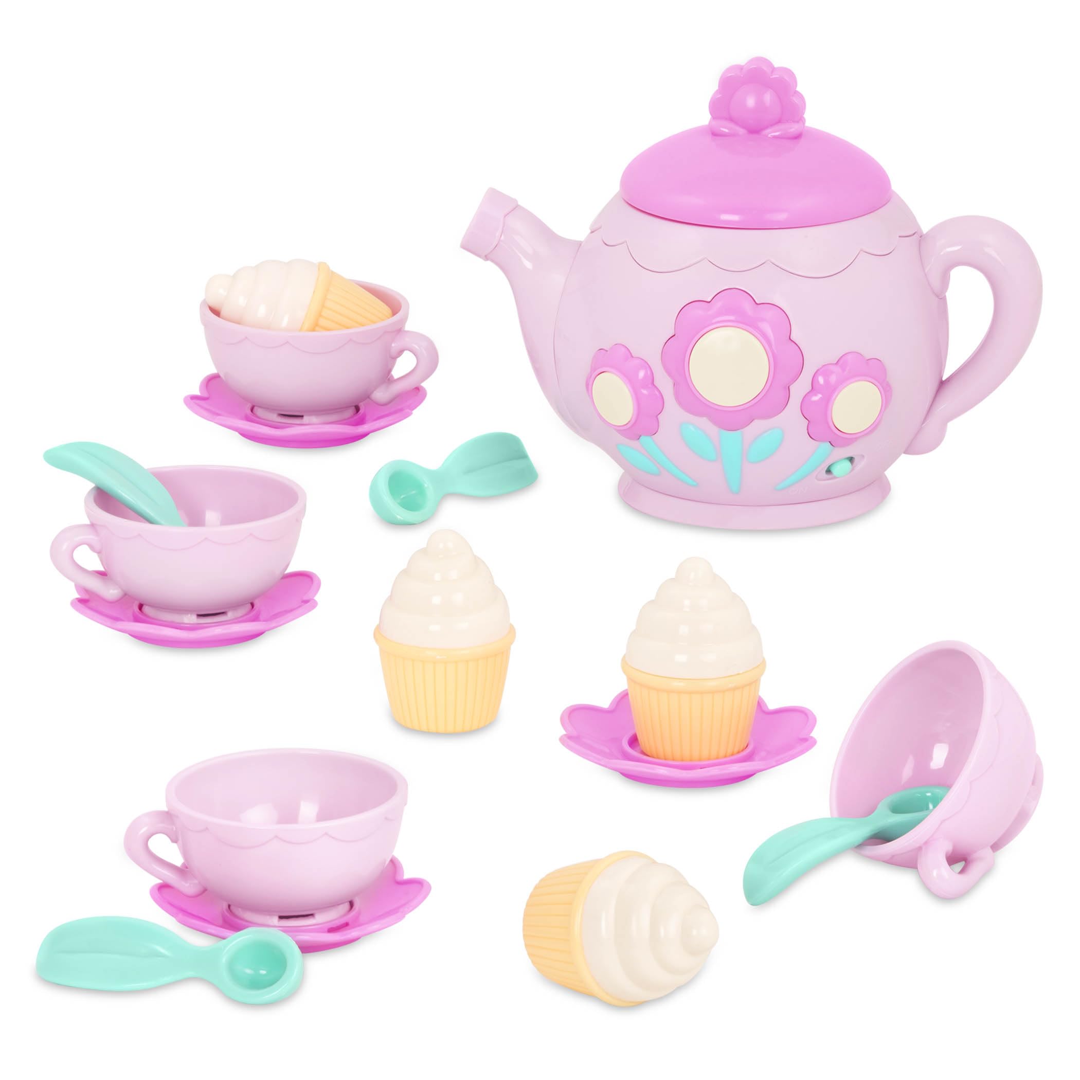 Battat Singing Teapot Playset - 17-Piece Pretend Play Kitchen Toy for Kids 10