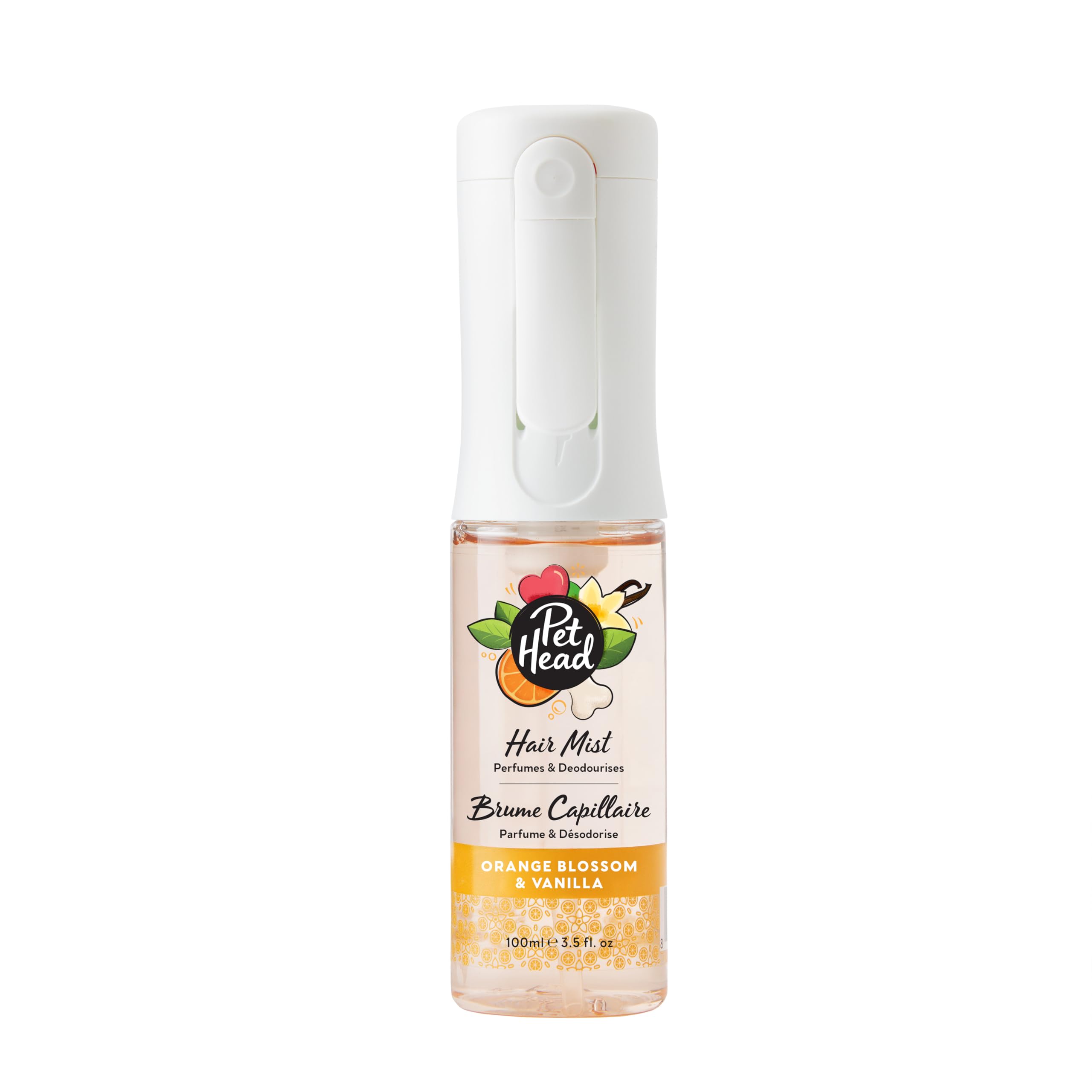 Pet Head Orange Blossom & Vanilla Hair Mist - 100 ml | Alcohol-Free | Deodorises & Refreshes 1