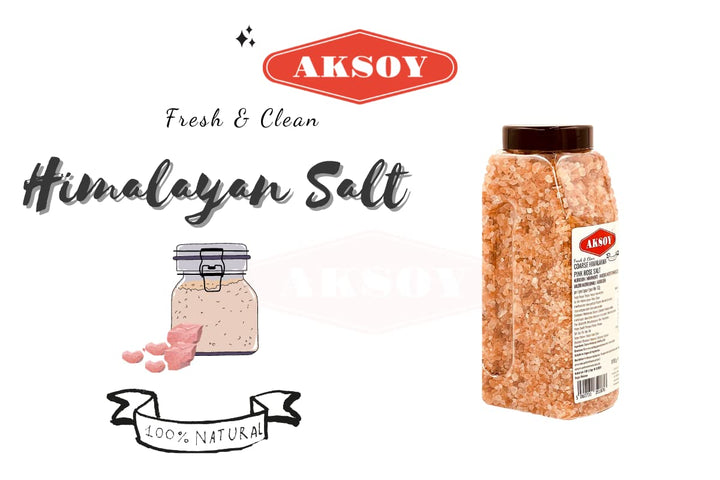 Aksoy Pink Himalayan Salt 1.15KG - Fine Grain, GMO Free, Chemical Free, Premium Himalayan Salt