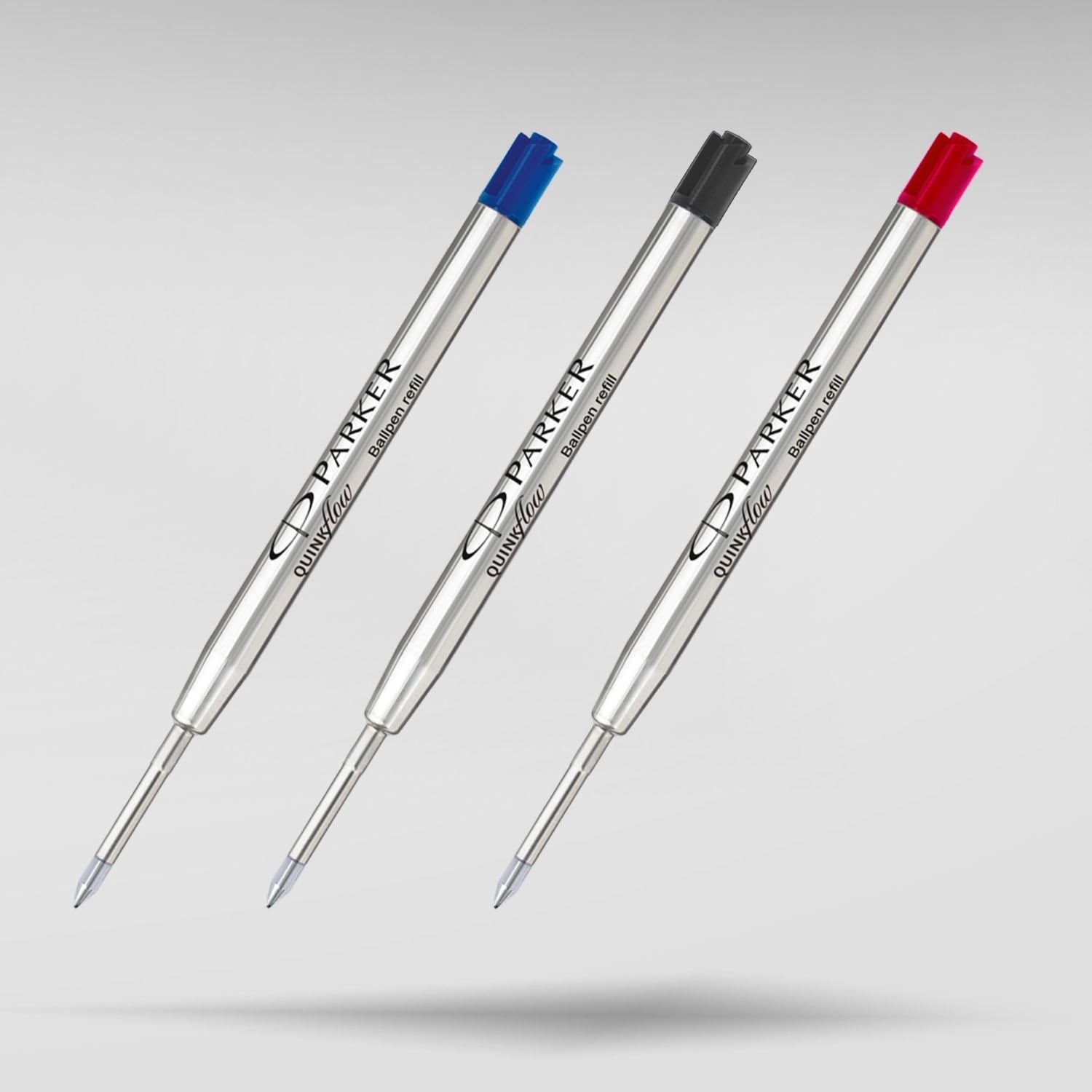 PARKER QUINKflow Ballpoint Pen Ink Refill, Fine Tip, Blue 3