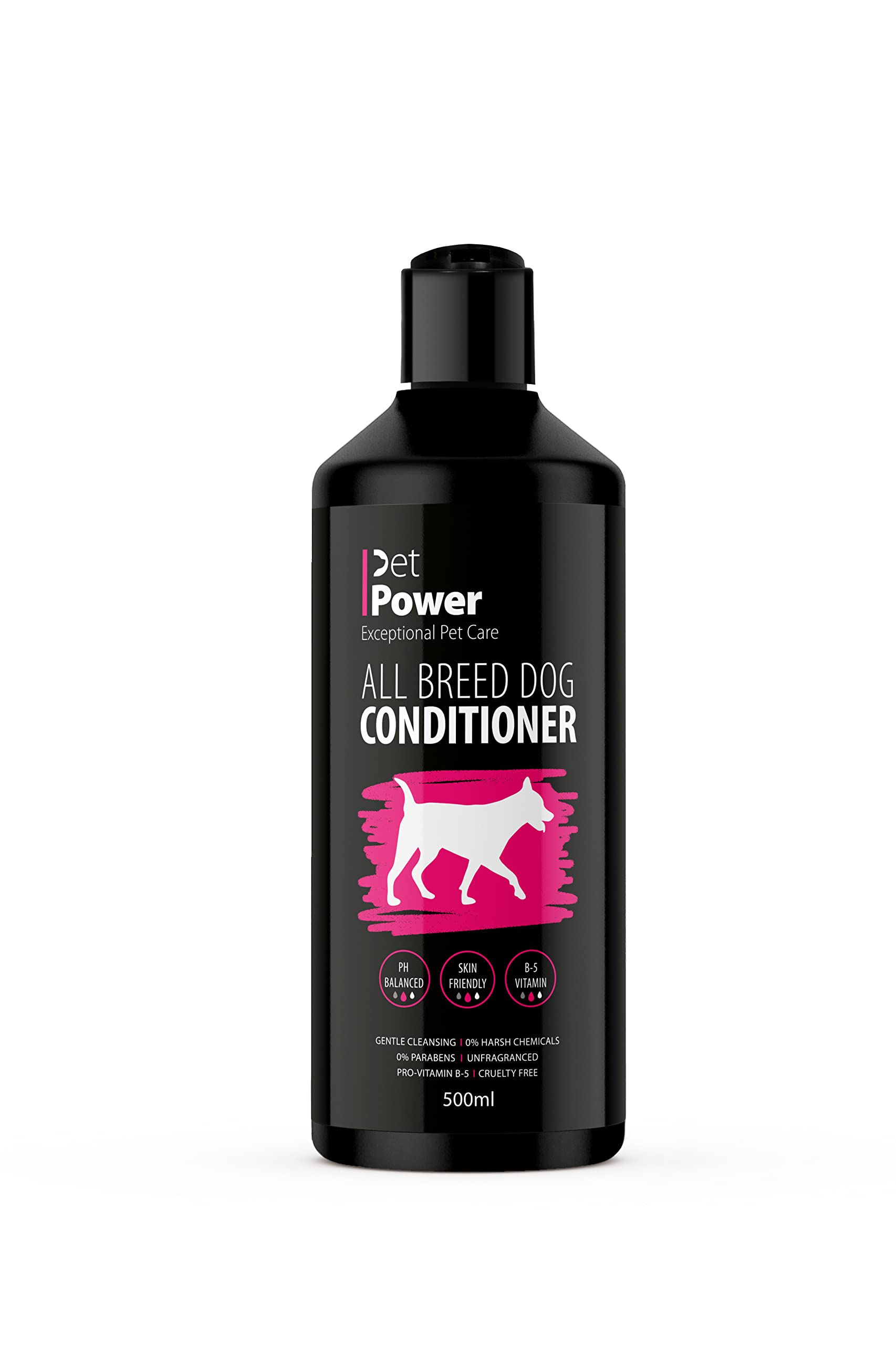 Pet Power All Breed Dog Conditioner - pH Balanced, Fragrance Free | 500ml 1