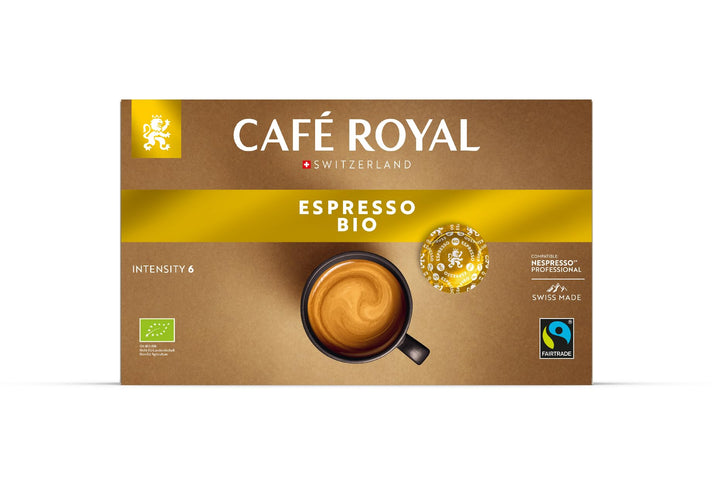 Café Royal Professional Pads, Bio Espresso, 50 Pods for Nespresso Professional Machines