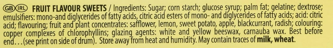 Haribo Rhubarb and Custard Sweets 810g Tub