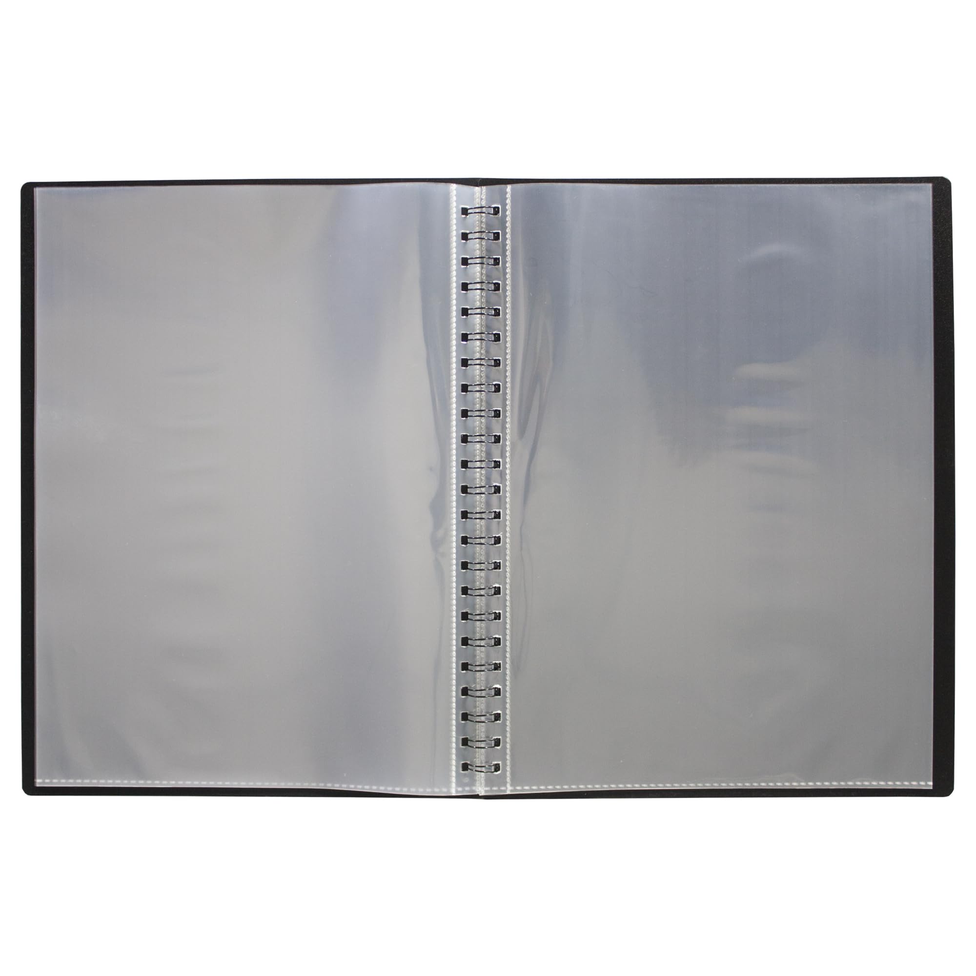 eco-eco A4 60 Pocket Display Book - 90% Recycled Material | Spiral Bound | Storage Pocket 5