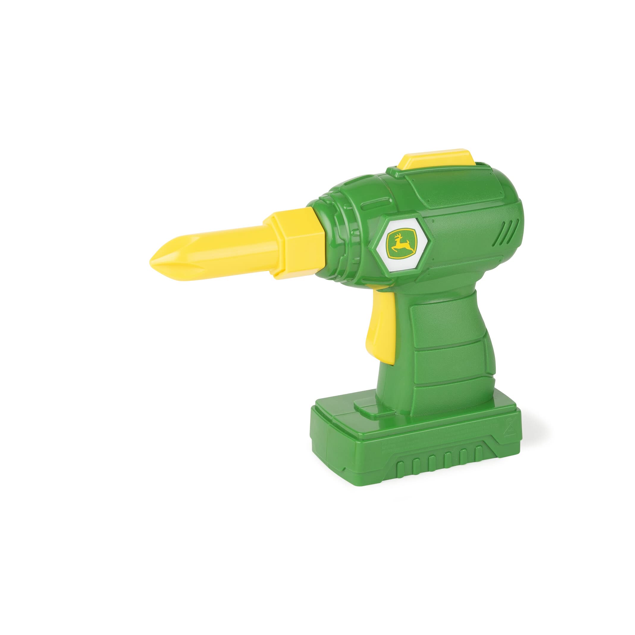 BUILD-A-BUDDY John Deere Build A Johnny Tractor - 16 Piece Building Toy | Motorised Drill | Ages 18 Months+ 8