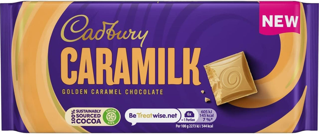 Cadbury Caramilk Golden Caramel Chocolate Bar - 160g