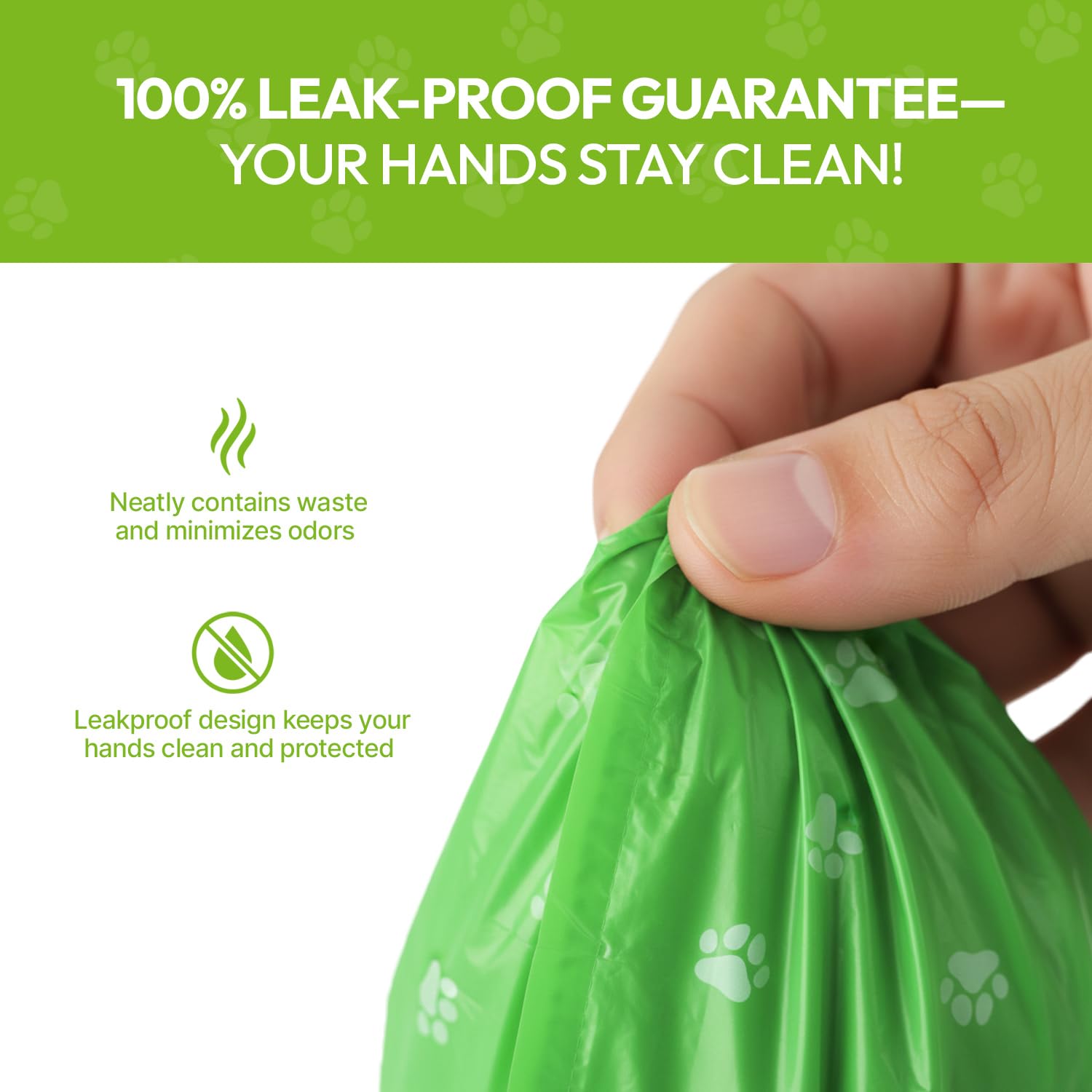 CareBee Dog Poo Bags - 150 Rolls | Extra Thick & Unscented | Gray 5