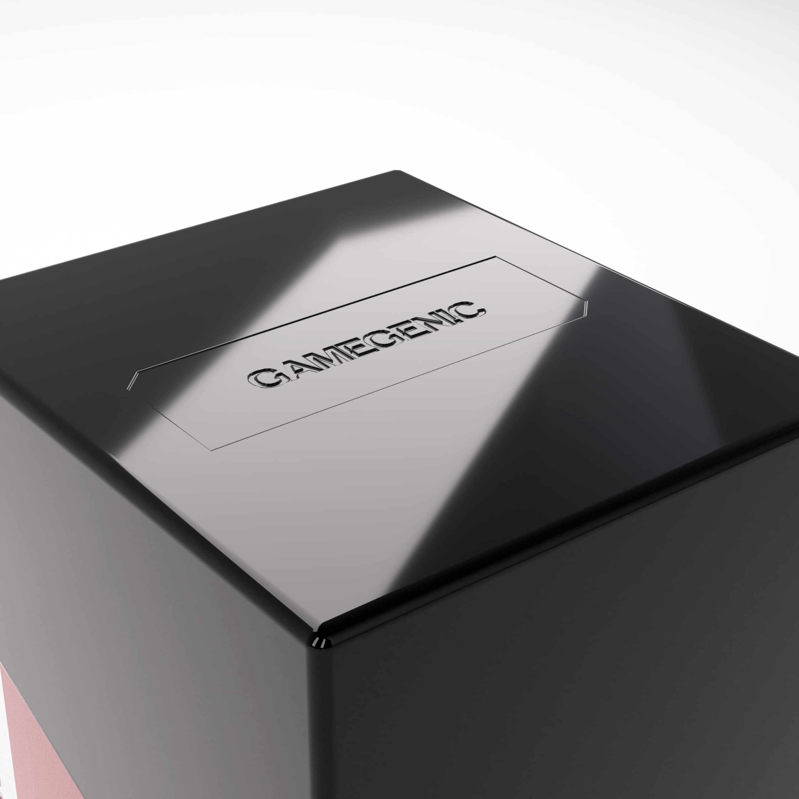 Gamegenic Bastion 100+ XL Deck Box - Black/Clear for TCGs