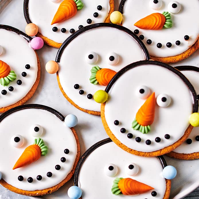 FunCakes Candy Eyeballs - Ready to Use Edible Cake Decorations | 64 Pieces | Gluten Free