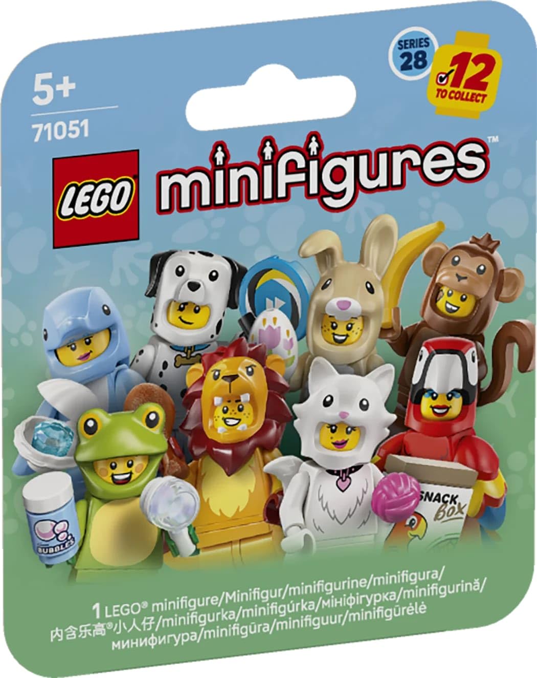 LEGO Minifigures Animal Series 28 Blind Box | 1 of 12 Collectible Figures | Ages 5+ 7