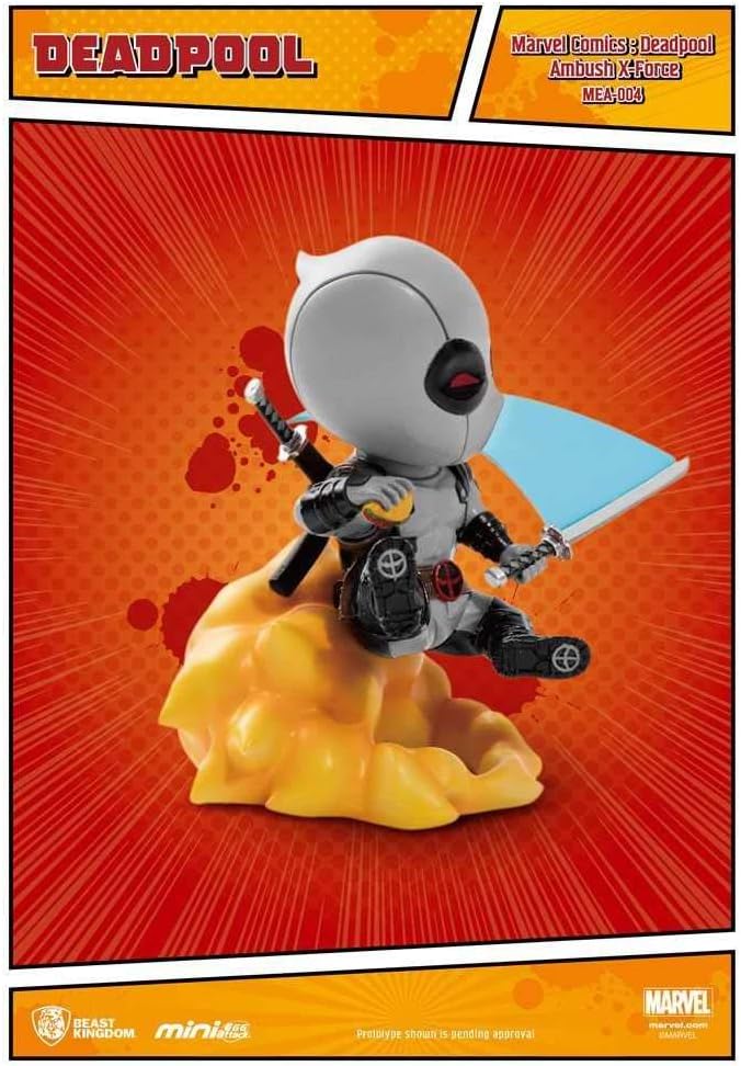 Beast Kingdom Mini Egg Attack Marvel Comics - Deadpool Ambush X-Force Figure (EAA-096)