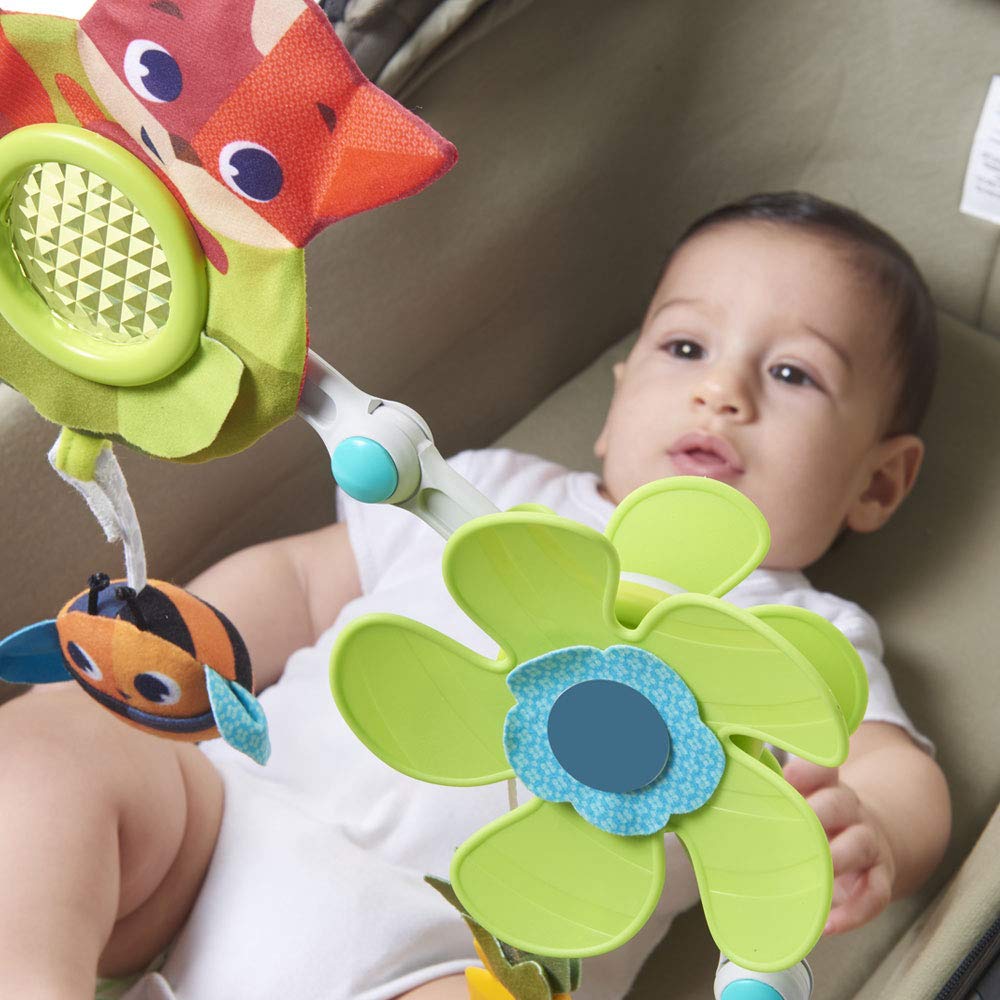 Tiny Love Sunny Stroll Activity Arch - Rattle Toys, Crinkly Textures, Baby-Activated Fan | 0m+ 5